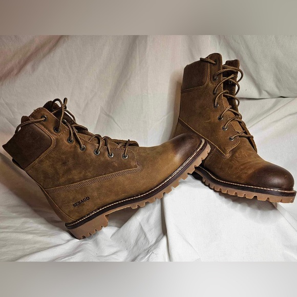 Captain/comfort/work Sebago boots.
Never worn. Leather uppers, Vibram soles. main image 7